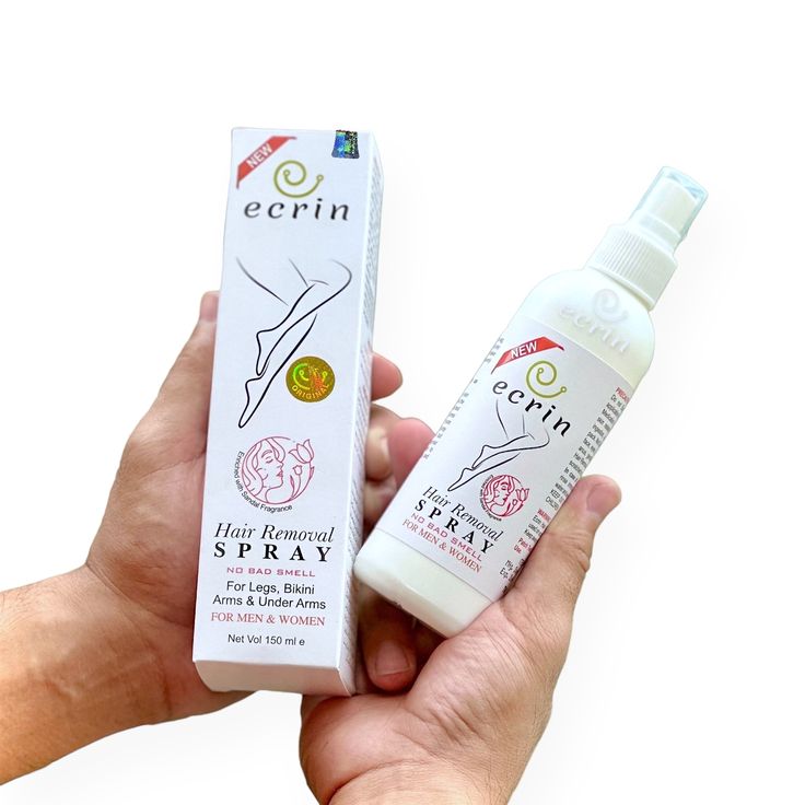 Ecrin Hair Removal Spray for Men and Women 100% Original Quick Hair Removal Spray