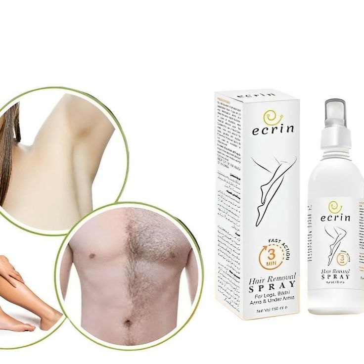 Ecrin Hair Removal Spray for Men and Women 100% Original Quick Hair Removal Spray