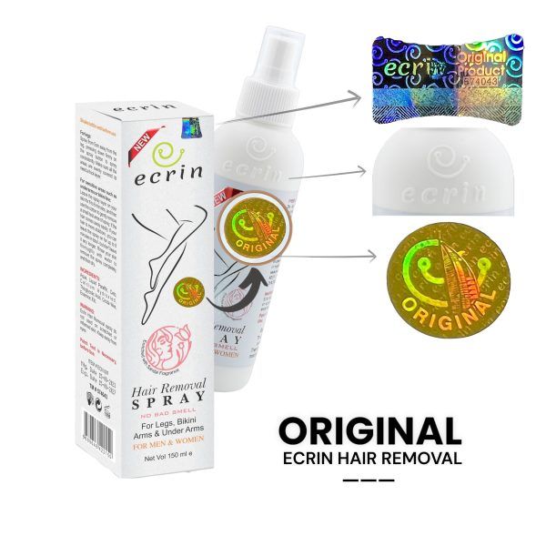 Ecrin Hair Removal Spray for Men and Women 100% Original Quick Hair Removal Spray