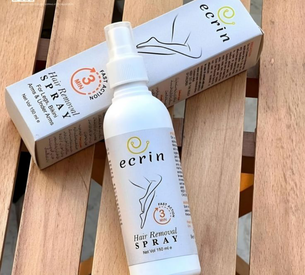 Ecrin Hair Removal Spray for Men and Women 100% Original Quick Hair Removal Spray