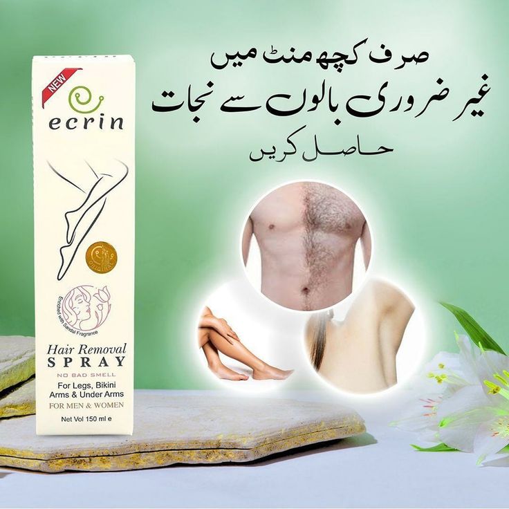 Ecrin Hair Removal Spray for Men and Women 100% Original Quick Hair Removal Spray
